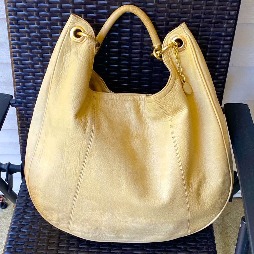 Brahmin Large Pebbled Leather Hobo Tote Bag - Picture 5 of 16